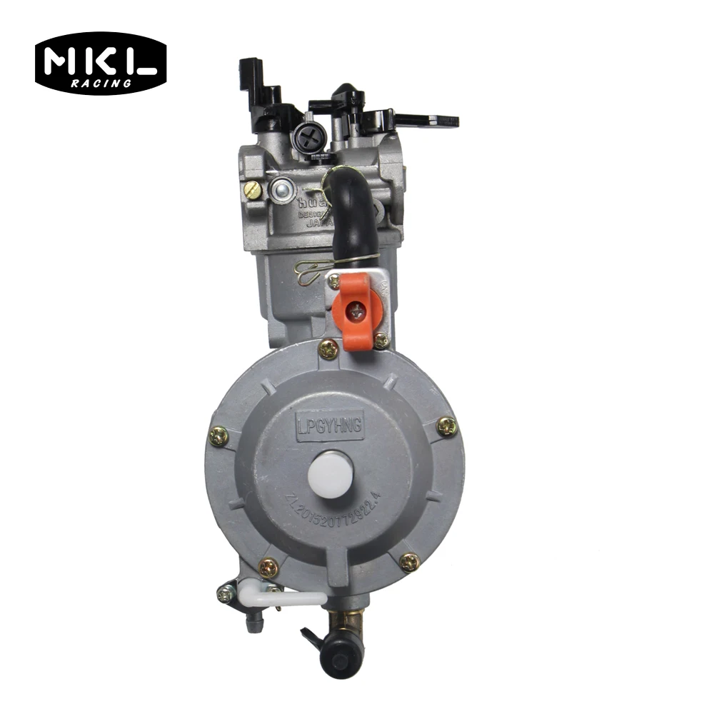 Kit de Conversão em Três Vias para Gx160 Carburador Motor Gasolina Liquefeld Combustível Duplo Gpl & Cng Gx200 7 gasolina & liquefeld, carburador combustível duplo