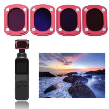 

JSR Junestar Magnetic Optical Glass ND8 ND16 ND32 ND64 Camera Lens Filter Kit Light Reduction for DJI OSMO Pocket Action Camera