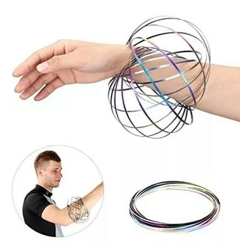 

Magic Ring Pulsera De Entretenimiento Niños Juguete Metal Interactivo AntiEstrés