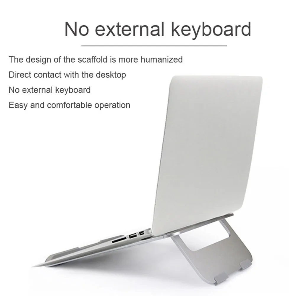 Metal Laptop Stand Aluminium Alloy Notebook Cooling Holder LFX-ING
