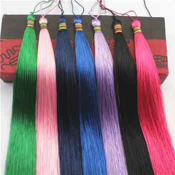 

DIY Cotton Thread Fabric Tassel 53cm Long Silk Fringe Trim Craft Tassels Pendant Jewelry Home Bag Decoration Sewing Accessories