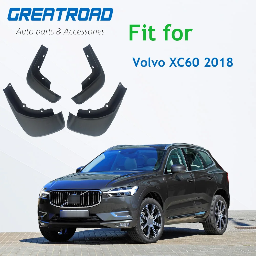 4pcs Car Mud Flaps for Volvo XC60 2018 Front Rear Fender Flares Splash