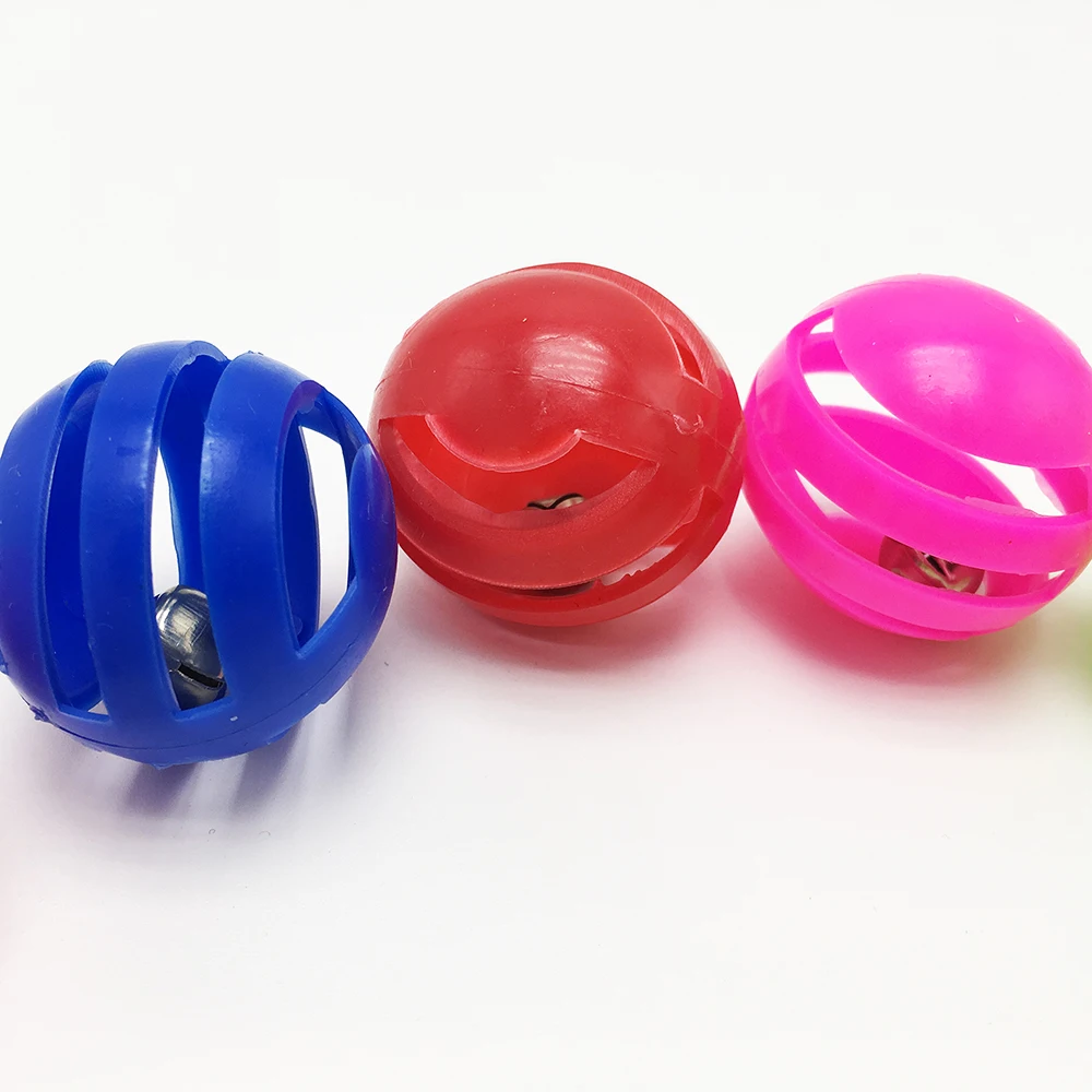 Bonzerpet кошка полый пластиковый мячик колокольчик с кольцом играя звук жевания царапины красочные Мячи интерактивные забавная клетка обучающие игрушки