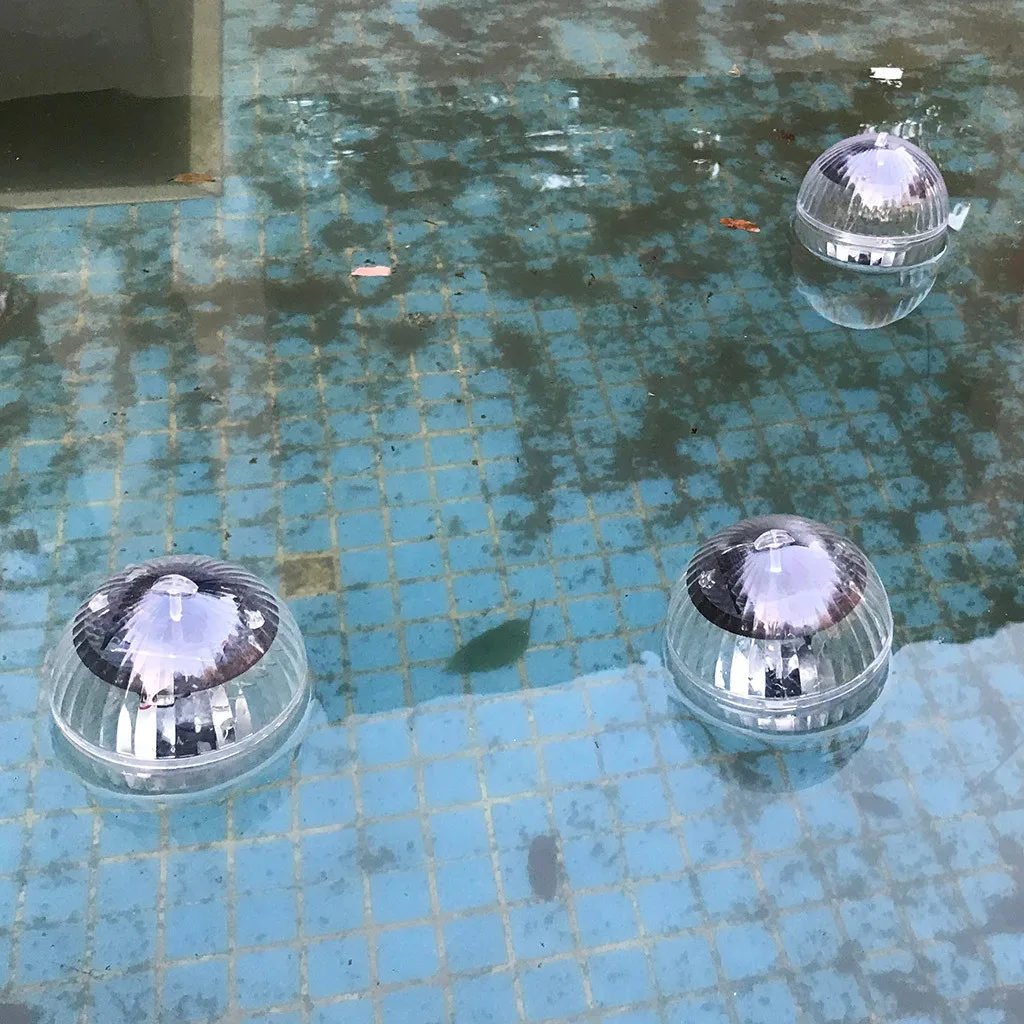 Солнечный водные плавучие ing лампа Водонепроницаемый светодиодный солнечный Мощность многократно Меняющие цвет водные плавучие лампы с плавающей свет светильник для бассейна