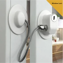 2 шт. Детская безопасность замок детская защита предотвращает падение замки младенец ограничитель окна ребенок холодильник шкаф детский замок