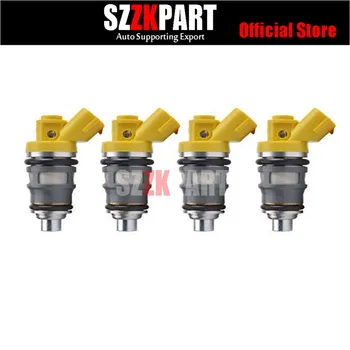 

4X 1000cc OEM 1001-87091 Fuel Injectors For Toyota Supra JZA70 1JZGTE 1JZ JZA80 2JZGTE 2JZ SIDE FEED Engine Nozzle 100187091
