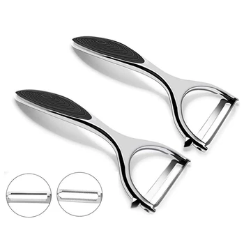 

2Pcs Potato Vegetable Peelers Sets for Kitchen, Y-Shaped Peeler for Apple, Carrot, Veggie,with Ergonomic Non-Slip Handle