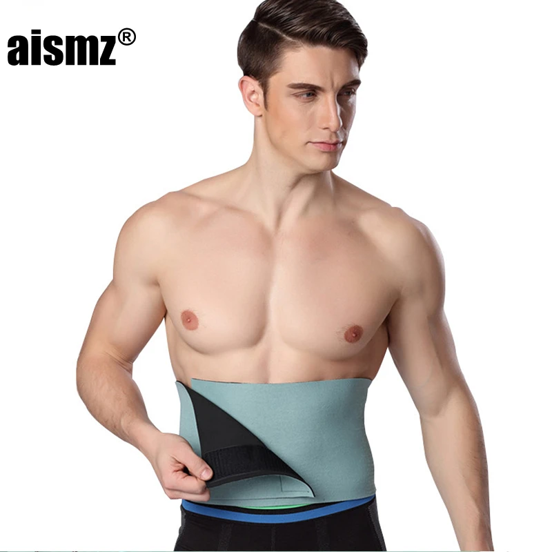 Aismz горячее нижнее белье для похудения из спандекса мужской пояс для живота для мужчин s пояс для тренировки талии Компрессионный Ремень Пояс для талии