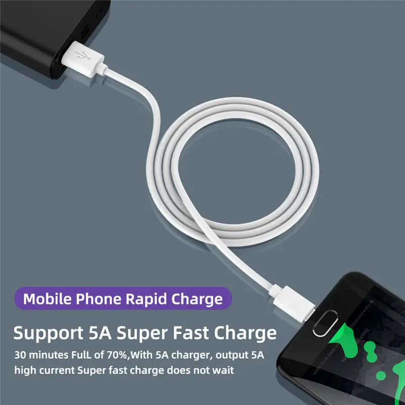 1 м 2 м 3 м Micro usb type C кабель 5А быстрая зарядка для Xiaomi Redmi Note 5 Pro Кабель передачи данных кабель для samsung Micro зарядное устройство