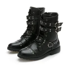 HKXN Ботинки martin; Мужская обувь; кожаные ботинки с перфорацией; модная мужская обувь с металлическими заклепками в британском стиле; сезон осень-зима