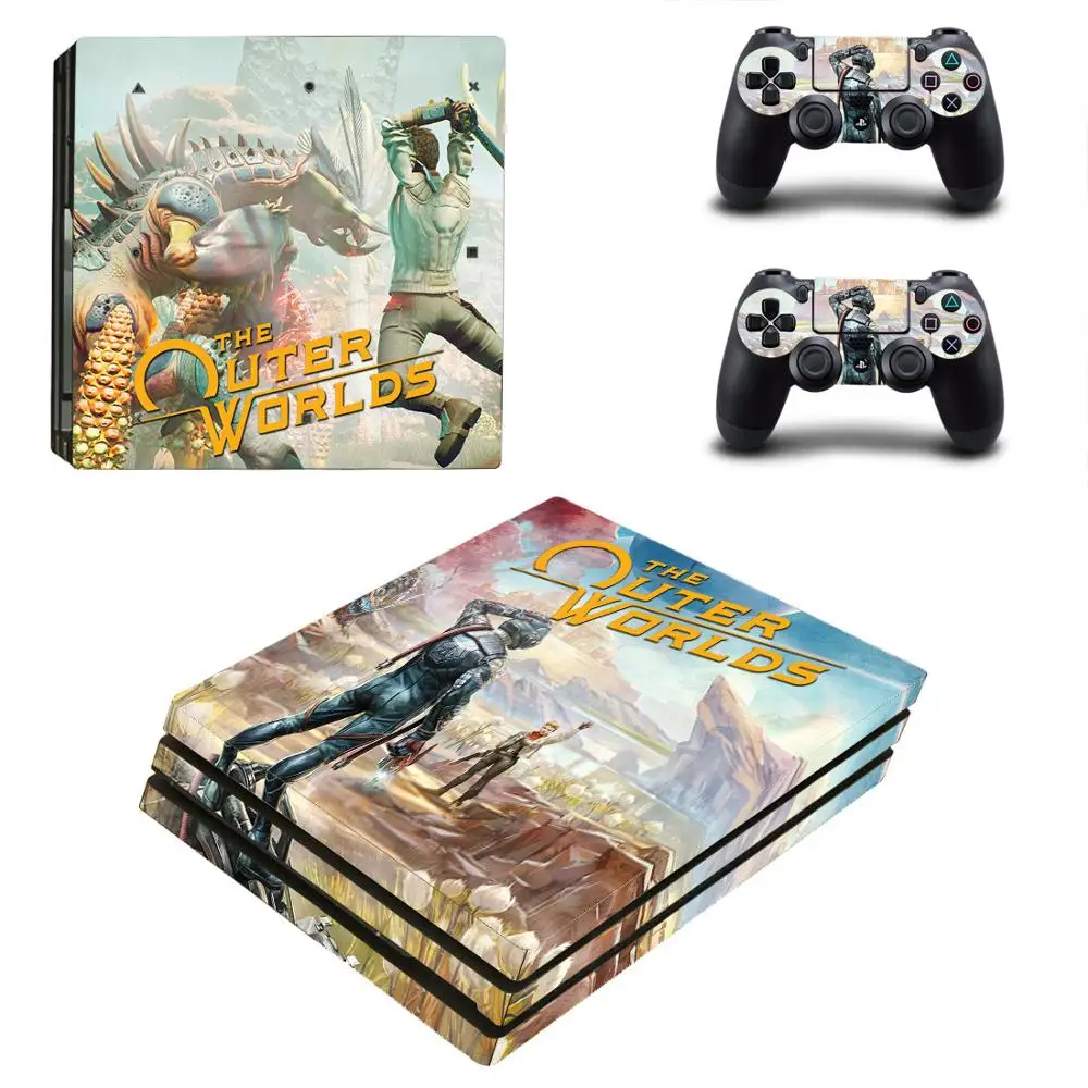 YSP4P-3774 Внешние Миры PS4 Pro sticker s PS 4 Play station 4 Pro виниловые наклейки для playstation 4 Pro консоли и контроллера - Цвет: YSP4P-3774