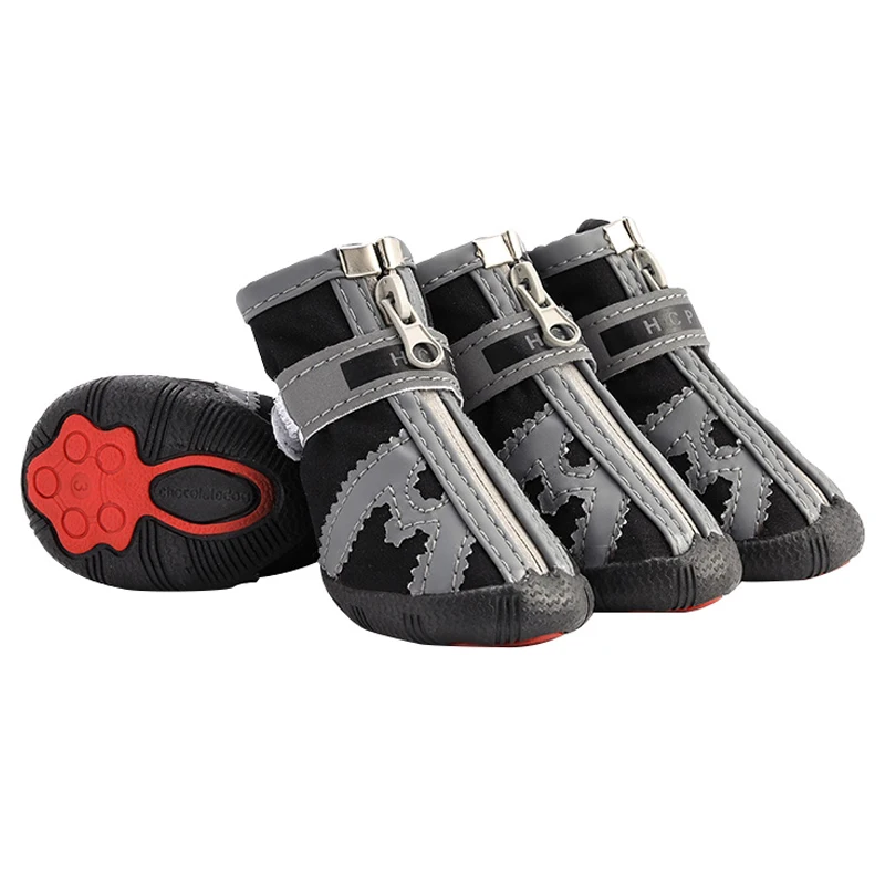 Dog Shoes Summer Reflective Breathable Mesh Dog Boots for Small Dogs