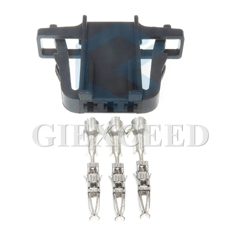 

2 Sets 3 Pin 3B0972703 Auto Horn Socket 1.5 Automotive Wire Connector Door lamp Tail lights plug For VW Skoda