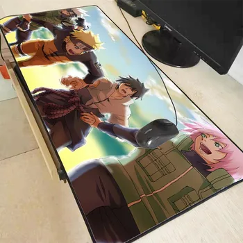 

MRGBEST RGB Japan Anime Naruto Mouse Pad Gamer Xxl Computer Mousepad Led Big Mouse Mat Keyboard Desk PC Mause Pad with Backlit