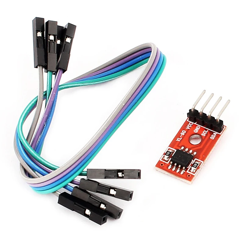 

AT24C256 I2C Interface 4-Pin EEPROM Memory Module Jumper Cable
