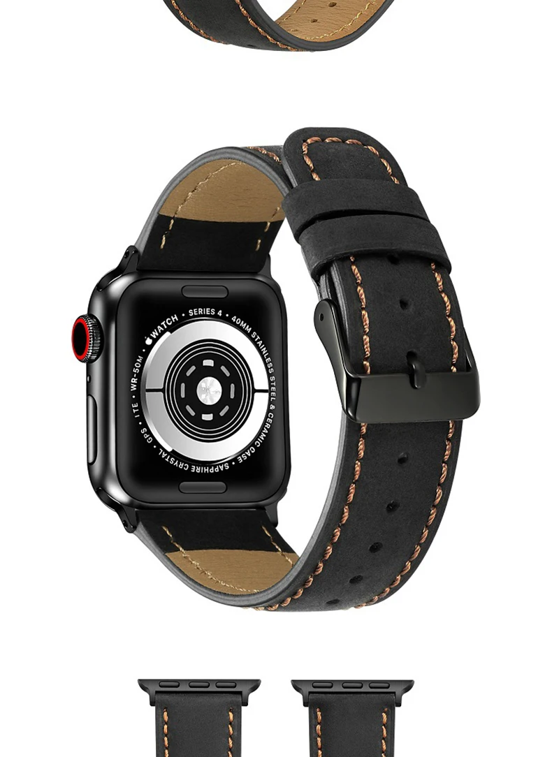 Новинка, модный кожаный ремешок для iwatch4, 44 мм, 42 мм, 40 мм, 38 мм, для часов pple, кожаный ремешок APEL
