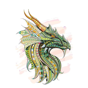 

Dragon Animal Art Picture DIY Paintings By Numbers HandPainted Digital Oil Painting Drawing Canvas Coloring By Number Home Decor