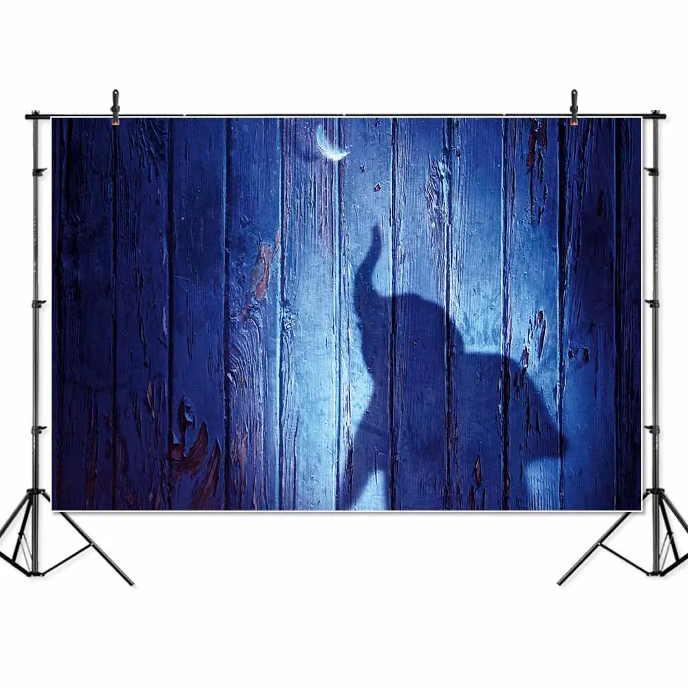 SeekProThin виниловый деревянный Dumbo Летающий Слон Дети Фотостудия фоны профессиональная внутренняя фотография