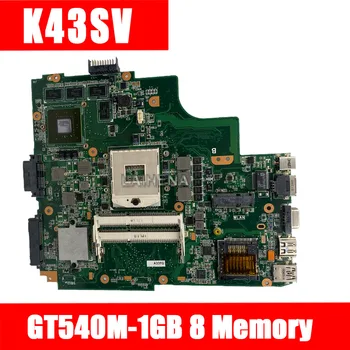 

K43SV Motherboard REV3.0 GT540M 1GB For ASUS A43S K43S K43SJ A84S X43S Laptop motherboard K43SV Mainboard K43SV Motherboard