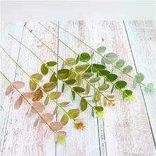 Farmhouse style eucalyptus money leaf fake plants home decorative plant artificial succulents greenery 46cm