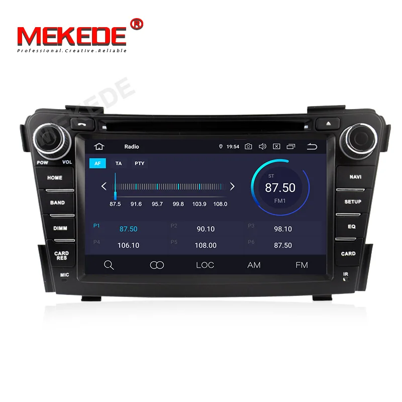 Excellent Android 9.0 2din Car Multimedia Player 7" Touch Screen Autoradio Stereo For HYUNDAI i40 2012-2014 Support Rear View Camera WIFI 2