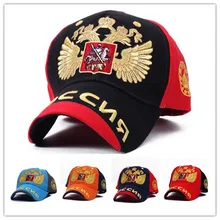 Новая популярная хлопковая бейсбольная кепка, российский значок, золотой Орел, вышивка, Snapback, модные шапки для уличных видов спорта, для мужчин, wo, мужская шляпа с патриотом