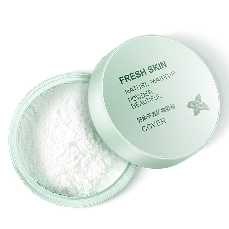 

Fresh Mineral Loose Setting Powder Oil Control Concealer Smooth Nature Foundation Makeup Powder Beauty Face Care Whiter