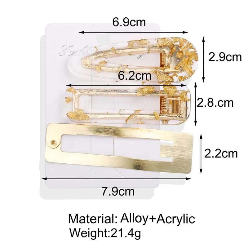 17KM, новинка, золотые заколки для волос для женщин, сделай сам, модные шпильки, набор, женская одежда для волос, Корея, ювелирное изделие, Прямая поставка