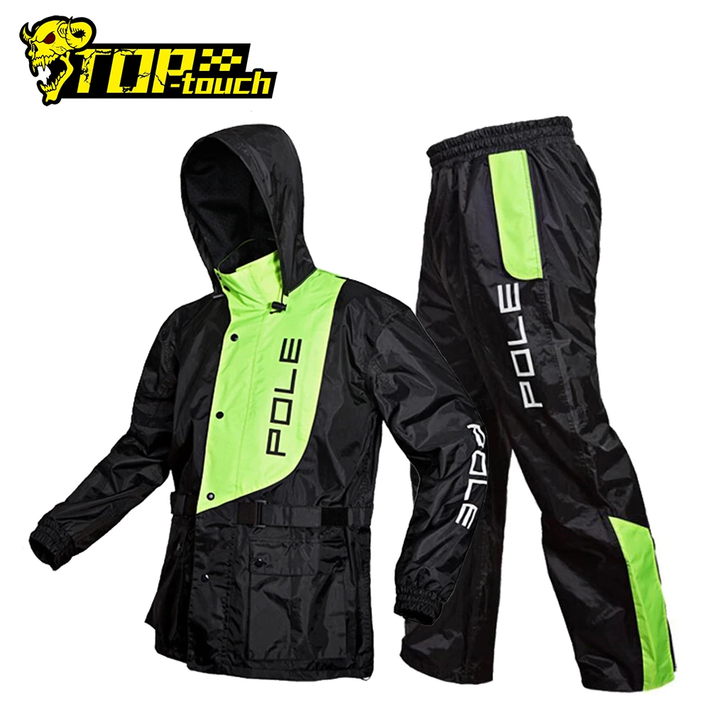 angustia distrito respirar Chubasquero impermeable para motocicleta, traje impermeable + Pantalones de  lluvia, Poncho, chaqueta de lluvia para motocicleta|Impermeable de motero|  - AliExpress