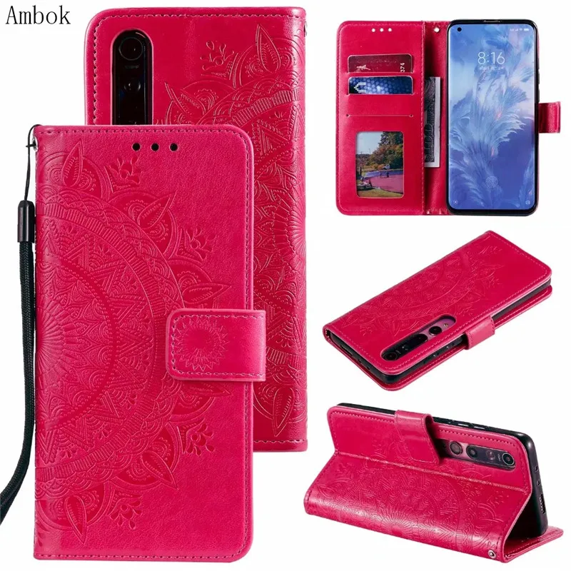 

Flip wallet leather xiaomi 10 Pro redmi Note8 Pro K30 Note7 CC9 Mobile phone cases with card pocked covers Ambok