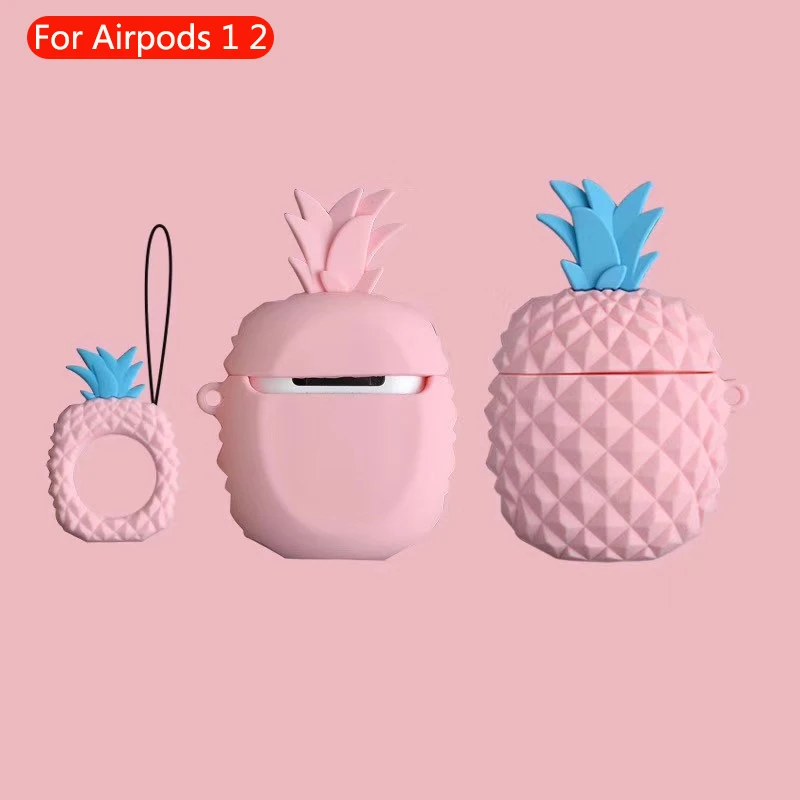 101 Милый мультяшный беспроводной Чехол для bluetooth-гарнитуры для Apple Airpod 1 2, силиконовый чехол для наушников, аксессуары для airpods, защитный чехол - Цвет: 101