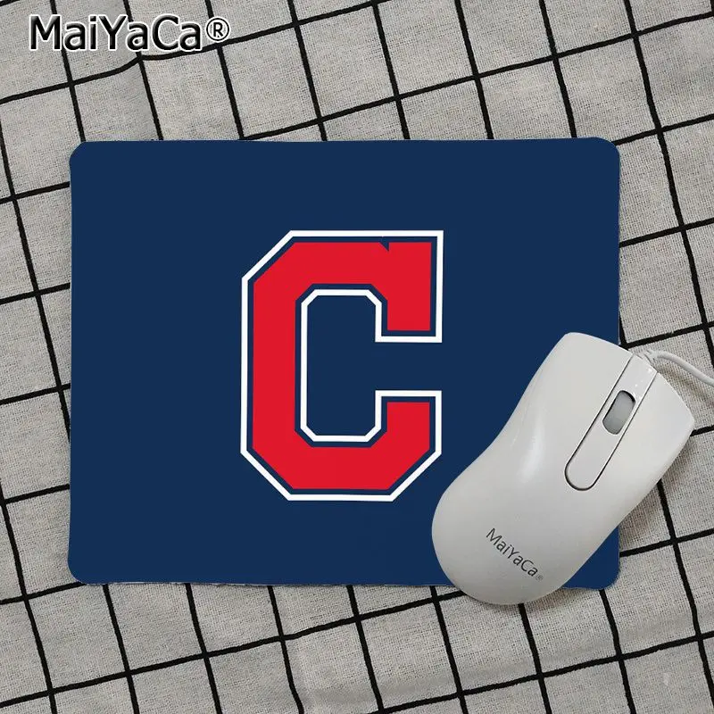 Maiya Одежда высшего качества «Cleveland Indians» анти-скольжение прочный силиконовый Computermats Лидер продаж подставка под руку коврик для мыши