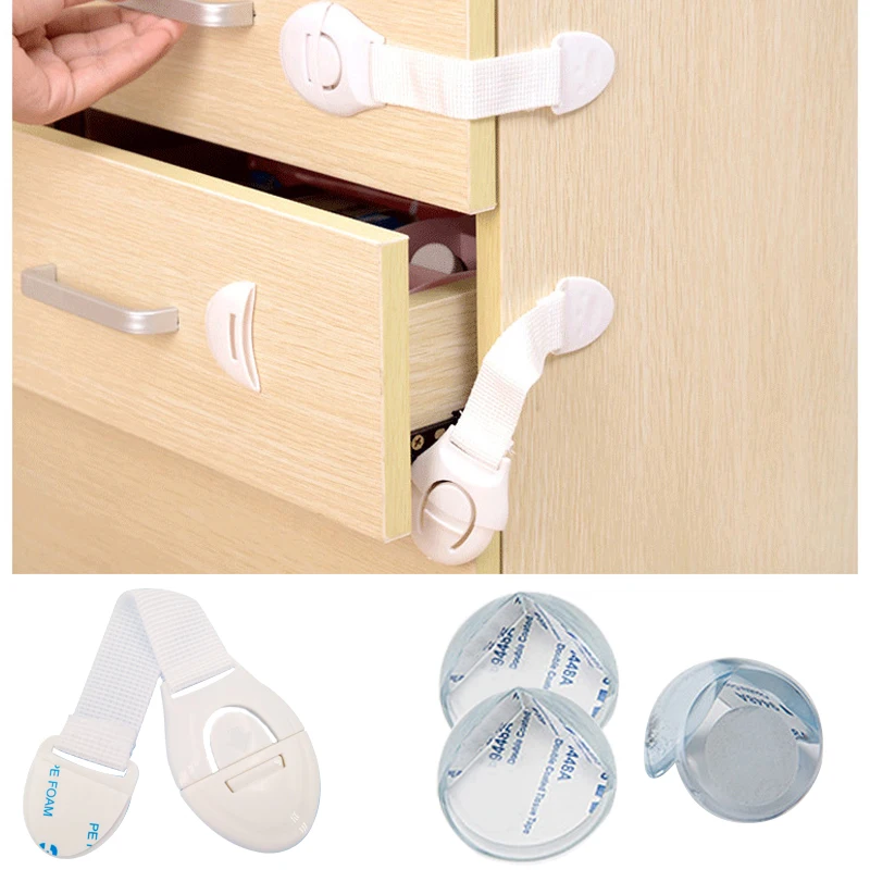 Good Value Cabinet Locks-Straps Toilet Safety-Locks Drawer-Door Baby-Protection Kids Cupboard Plastic Q5dkwgyA
