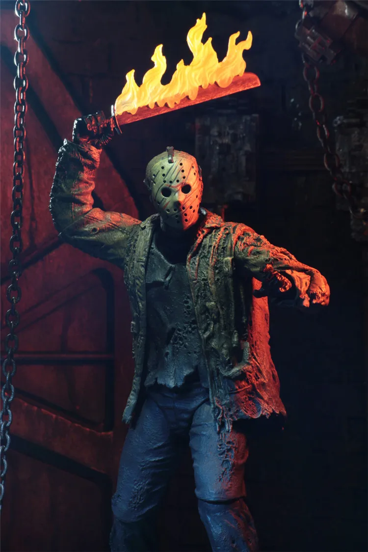 

NECA Character Jason in the Movie Freddy Vs. Jason PVC Action Figure Model Doll 18cm