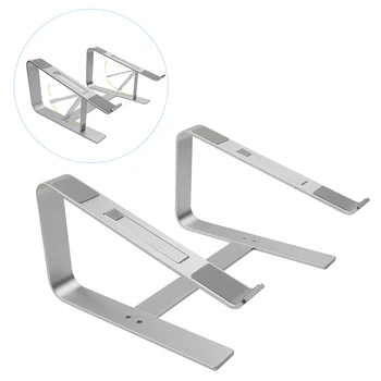 

Aluminum Alloy Laptop Stand for Desk Laptop Cooling Bracket Sleek and Sturdy Laptop Riser Silver @M23