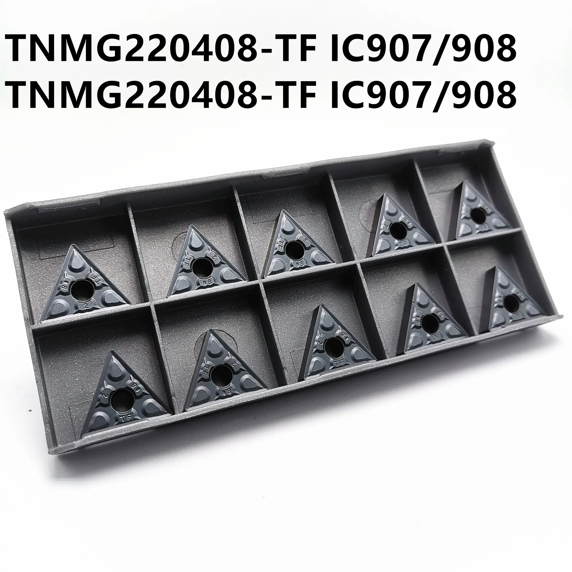 

Tungsten carbide TNMG220408 TF IC907 / IC908 external turning tool milling cutter TNMG 220404 carbide insert CNC lathe cutter