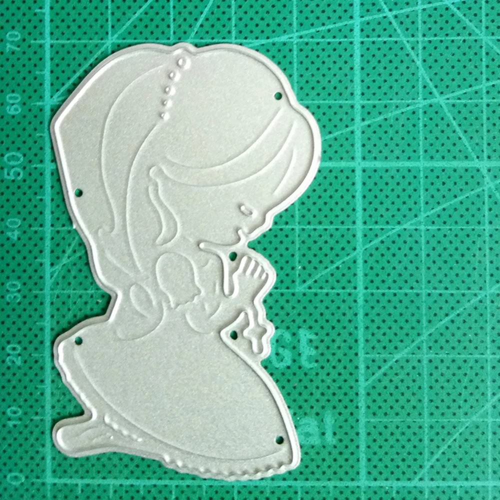 

70*45mm Craft Girl Boy character embossing Frame Metal Cutting Dies Stencils for DIY Scrapbooking Paper Cards Embossing Die Cut