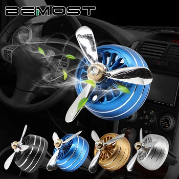

BEMOST Car Decoration Perfume Diffuser Air Force 3 Propeller Shape Air Conditioning Clip Solid Perfume Car Air Freshener