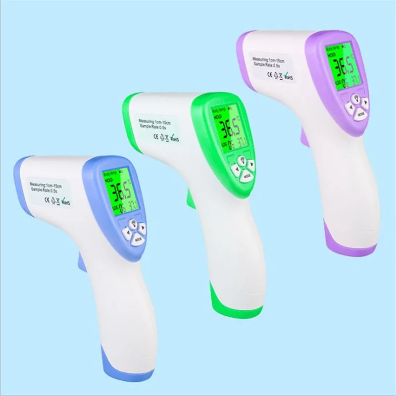 

Forehead Non Contact Infrared Baby Thermometer LCD Body Temperature Fever Digital IR Measurement Tool Gun for Baby Adult