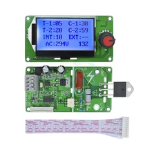 

1PCS 40A LCD Digital Double Pulse Encoder Spot Welder Control Module Welding Machine Transformer Controller Board