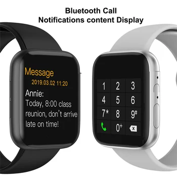 

W35 IP68 Waterproof Bluetooth Call Passometer SmartWatch W34 Upgrade Smart Watch Heart Rate Monitor MTK2502 Watch 5 Wristband