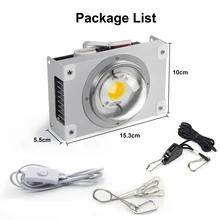 CF GROW COB светодиодный светильник для выращивания полного спектра CXB Series100W Citizen светодиодный светильник для выращивания растений для комнатной палатки теплицы гидропоники