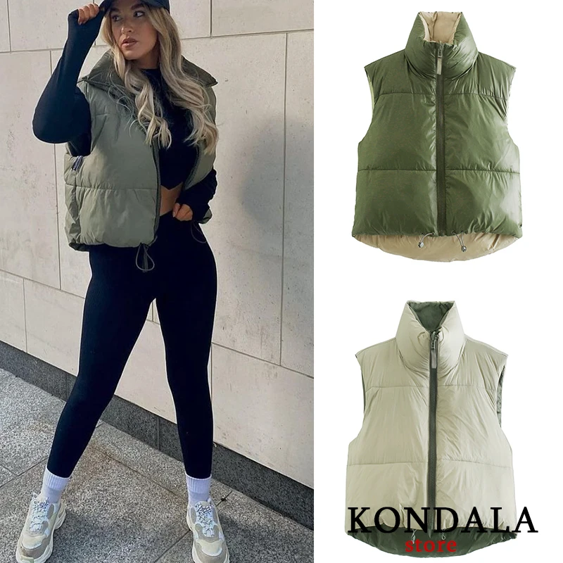 Za 2021 Chic Green Women Waistcoat 