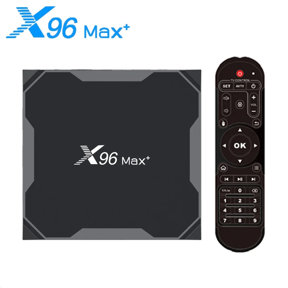 ТВ-приставка X96 MAX PLUS Android 9 0 Amlogic S905X3 4 + 32/64 ГБ Wi-Fi Bluetooth | Электроника