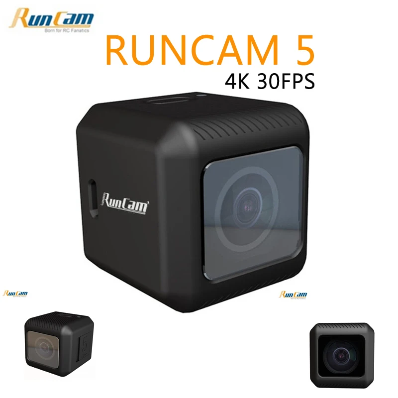 RunCam 5 12MP самая маленькая 4K камера HD Запись 145 градусов NTSC/PAL 16:9/4:3 переключаемая FPV Экшн-камера мини-камера для радиоуправляемого дрона Accs