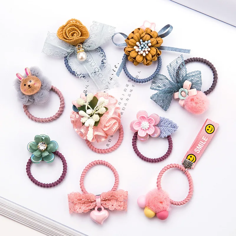 Super Meng Da детский головной убор, Детская повязка на голову с большим цветком для девочки, цветочный бант, милая маленькая принцесса, галстук, головная повязка, повязка на голову