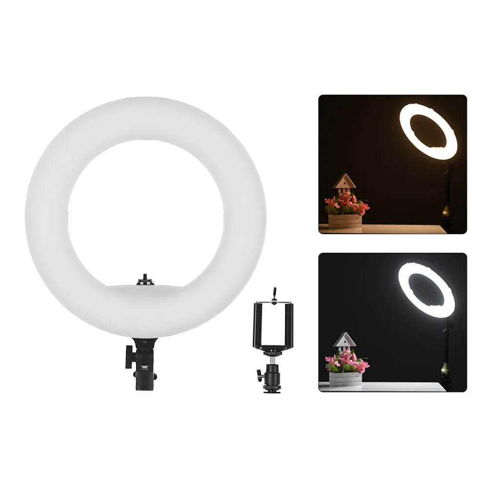 

Camera Photo Studio Phone Video Light 38W 192PCS LED Ring Light 3200K to 5500K Photography Dimmable Ring Lamp Selfie Light