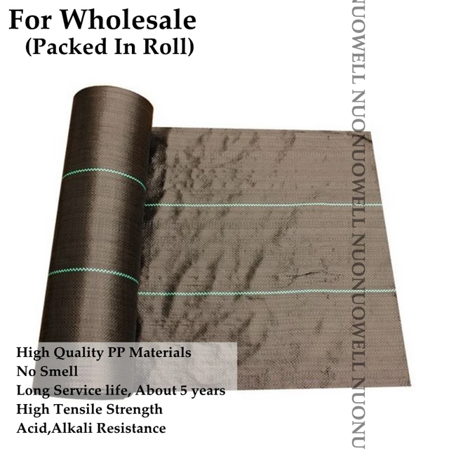 Testreszabhatja A Szélességet 0,5M 1,64 Láb Pp Uv -Bizonyítású Farm Üvegházhatású Kerti Fűszéli Ruhák Kertészeti Gound Burkolat Gyomnövényszövet - Image 3