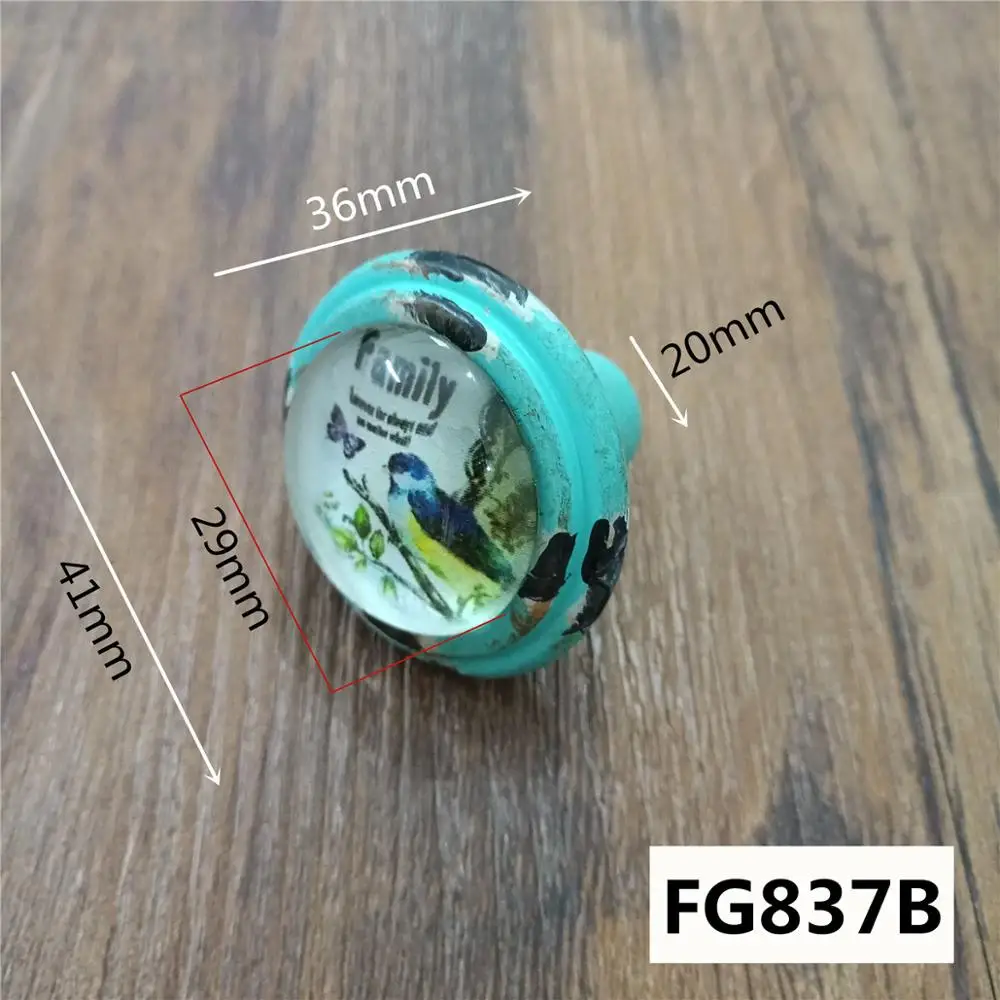 FG837B Винтажная бабочка ручка шкафа Ретро цинковый сплав кухонный шкаф дверные ручки выдвижные ящики шкаф Мебельная ручка - Цвет: FG837B