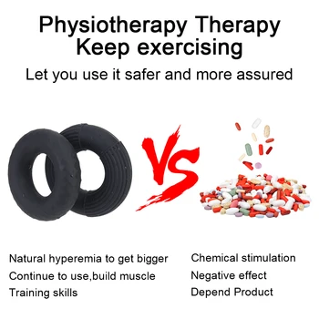 IKOKY Delay Ejaculation Cock Ring Penis Trainer Soft Silicone Adult Sex Toys for Men Penis Rings Lasting Erection Sex Shop 5